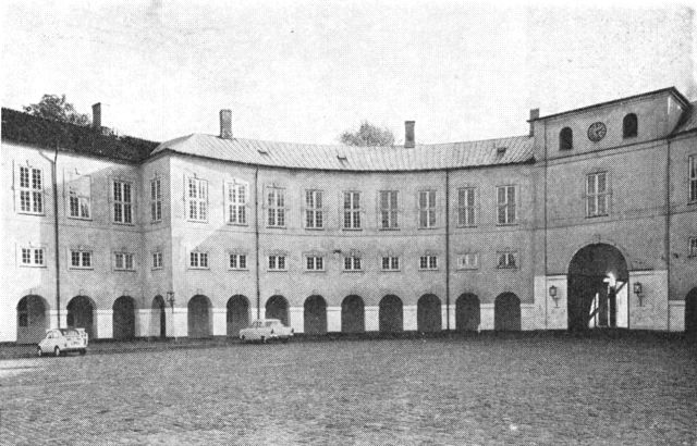 (Foto). Frederiksberg slot. Gårdinteriør.