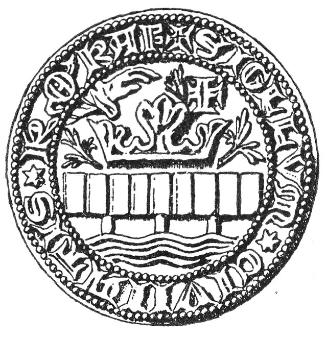 (Våbenskjold). 1421