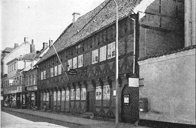 (Foto). Køge Museums bindingsværksgård, Nørregade 4.