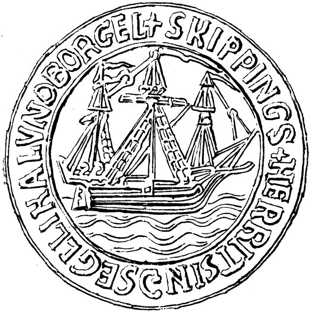 (Våbenskjold). 1584.