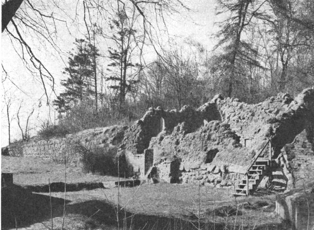 (Foto). Ruiner af Antvorskov slot.