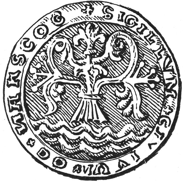 (Våbenskjold). 1351