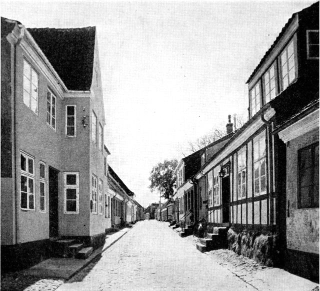 (Foto). Nørregade set fra Brogade.