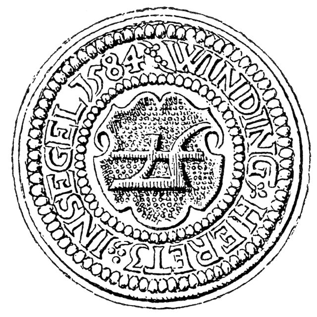 (Våbenskjold). 1584