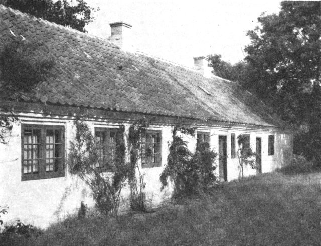 (Foto). Det gamle havehus, hvori Michael Anchers atelier findes.