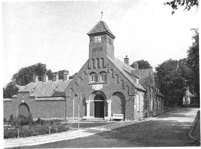 (Foto). Ting- og arresthuset i Fjerritslev. Opført 1909.