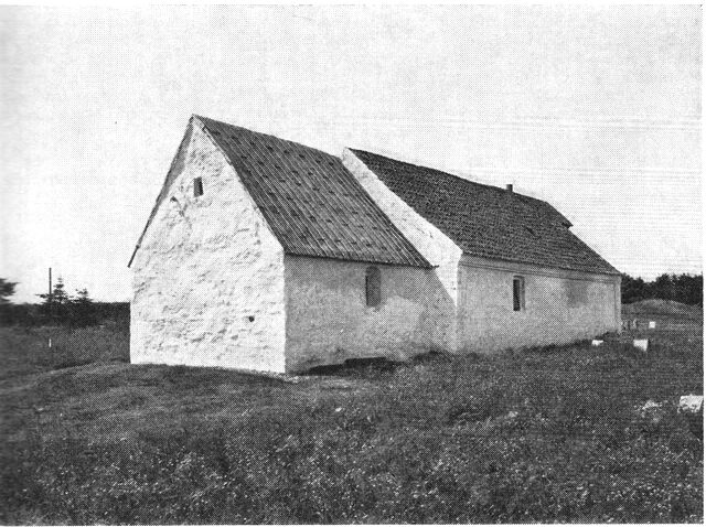 (Foto). Vigsø kirke set fra nordøst.