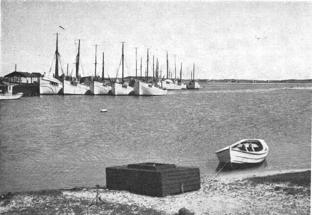 (Foto). Fiskebåde i Agger havn.