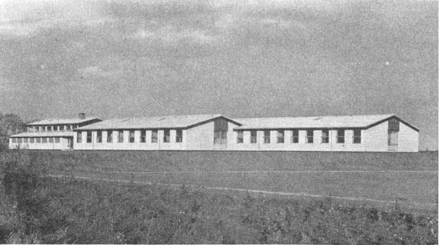 (Foto). Lødderup-Elsø kommuners centralskole. Opført 1959.