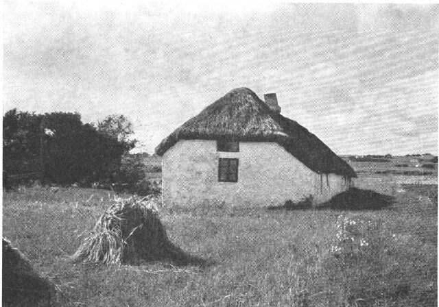 (Foto). Gammelt bondehus i Ejerslev sogn.