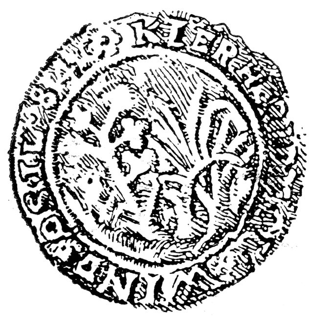 (Våbenskjold). 1584