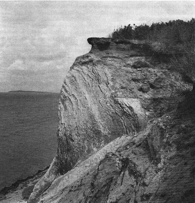 (Foto). Klint på Furs nordkyst.