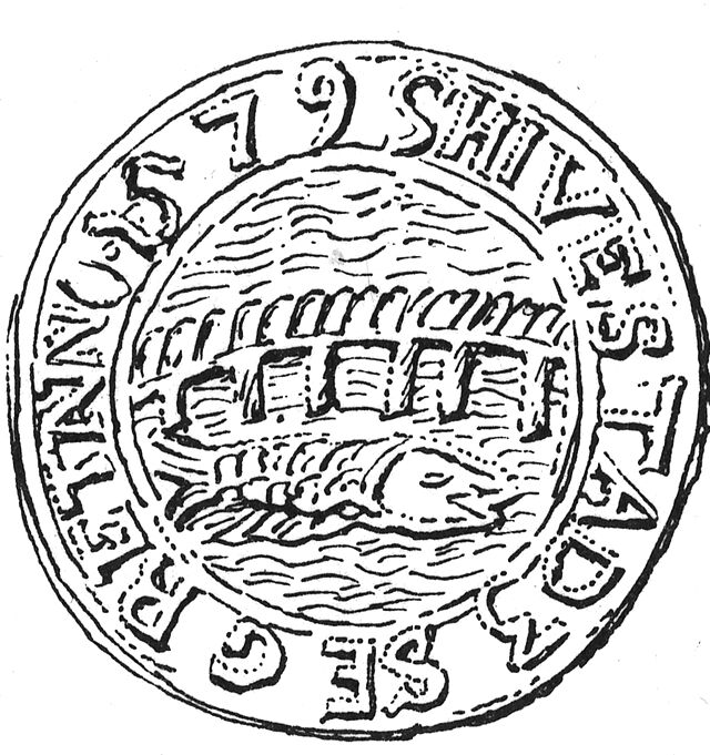 (Våbenskjold). 1579