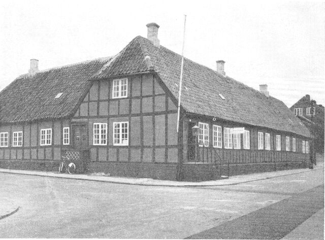 (Foto). Den gamle Borgmestergård, Lillegade 50.