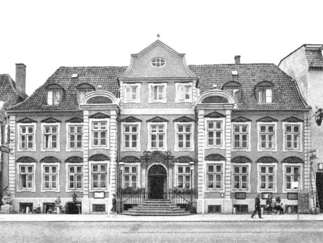 (Foto). Den Lichtenbergske gård, nu Jørgensens hotel, Søndergade 17.