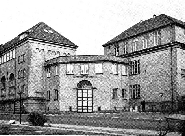 (Foto). Kolding Gymnasium. Portpartiet.