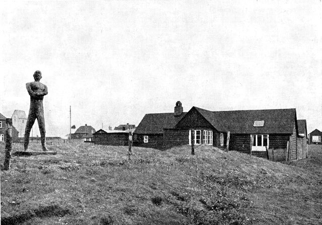 (Foto). Jens Søndergaards museum ved Bovbjerg.