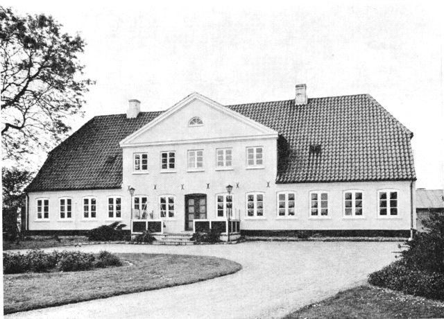 (Foto). Ankergård i Gabøl. Hovedbygningen set fra syd.