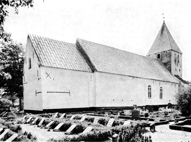 (Foto). Nørre Løgum kirke.