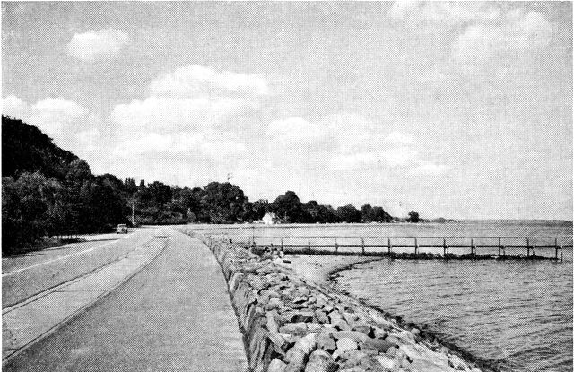 (Foto). Strandvejen langs Flensborg fjord ved Sønderhav.