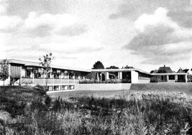 (Foto). Alderdomshjemmet Grønnegården. Opført 1959–61.
