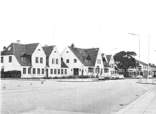 (Foto). Den gamle grænsekontrol- og politistation ved Kruså. Opført i årene efter 1920.