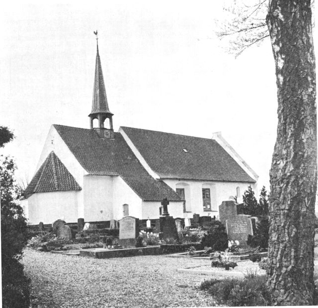 (Foto). Tandslet kirke set fra nordøst.