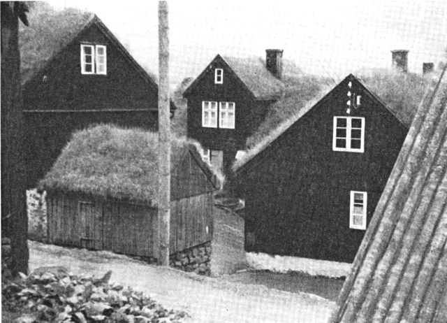 (Foto). Gammel bebyggelse i Bøur.