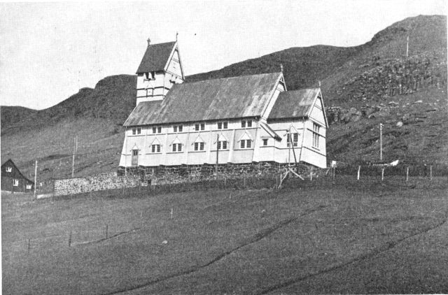 (Foto). Kirken i Tvøroyri.