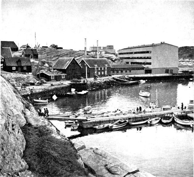 (Foto). Rejefabrikken i Jakobshavn. (F.: Chr. Vibe 1969).